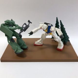 機動戦士ガンダム ジオラマ 戦闘シーン フィギュア 2個セット ガンダムの画像