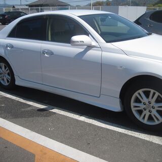 画像多数　美車　マークX　GRX120　　禁煙車　低走行　バッテリー新品　無事故車　点検記録簿　モデリスタの画像