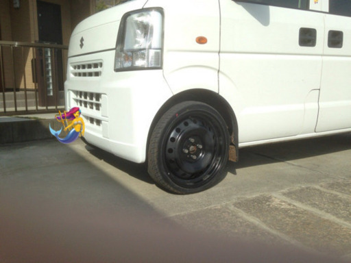 タイヤ付き鉄チン売ります。