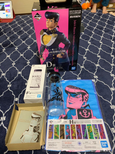ジョジョ1番くじ　D賞東方仗助フィギュア　FGH賞セット　新品未使用