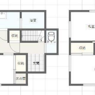戸建て賃貸　庭付き　DIY可能
