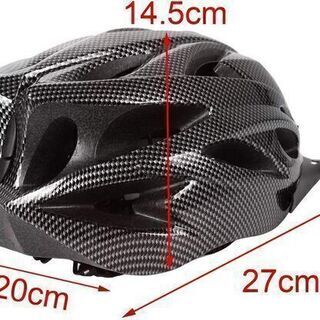 【新品】超軽量 自転車ヘルメット 流線型 サイズ調整 ロードバイク MTB サイクリング 通勤 大人 男女兼用 通気 ヘルメット ブラックの画像