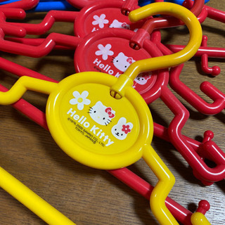 レア   キティちゃん   子供用ハンガー6本セットの画像