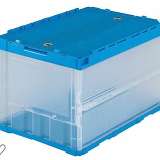  薄型折りたたみコンテナTR-C50B-TM／ TR-C50B-GY