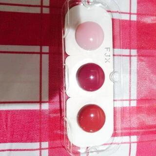 新品未使用　リップ×チーク　ラフニトップボリュームリップの画像