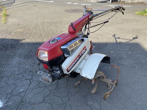 整備済 ミラクルロータ 仕事率高く 固い土や天地返し 整備済 ホンダ 5.5馬力 デフ付 耕運機 F610　180度回転 初期不良対応OK