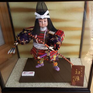 端午の節句 五月 人形 写生人形 河寿 初陣 ７号 間もなく ゴ...