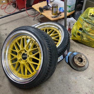 BBS LM風ホイール 2本 ドリフト ドリケツ vip 18イ...