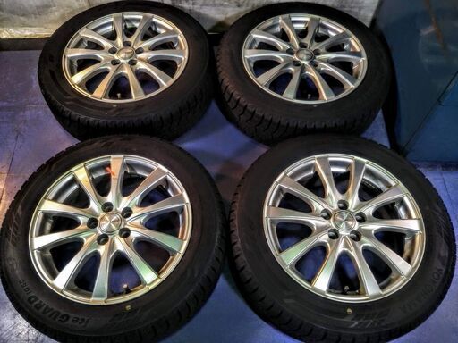 冬16インチ ラクティス 185/60R16 ヨコハマ IG60 冬用 2017年【富山】16インチ スタッドレス PCD100 中古4本