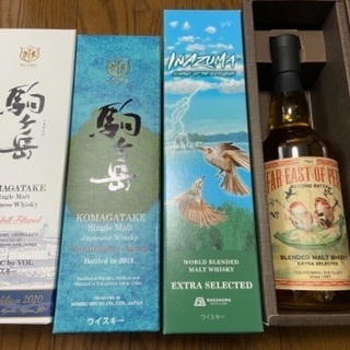 駒ヶ岳ウイスキー4本セット