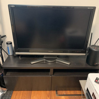 シャープ　37インチLC-37DS3 テレビ&IKEAテレビ台