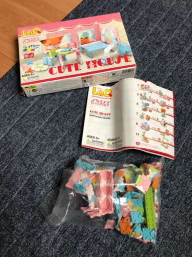 LaQ ラキュー　370pcs SWEET Collection キュートハウス