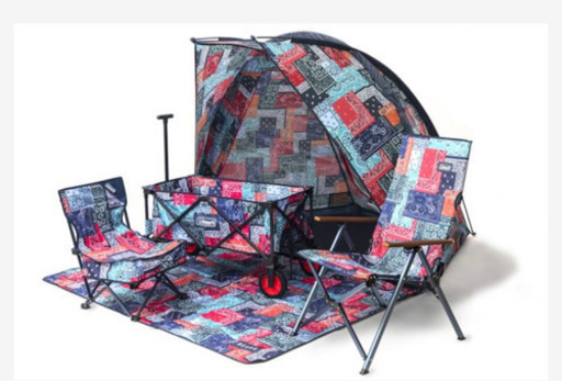 コールマン × BEAMS 限定 バンダナ柄 ビーチシェード