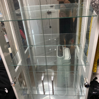 ガラスショーケース LEDライト付き