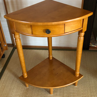 天然木コーナースタンド　最終お値下げ！の画像