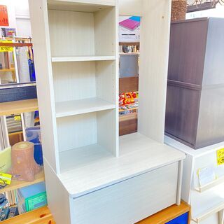 子供用 ハンガーラック 引き出し/ラック付き　子供部屋 収納 6...