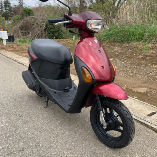 【即乗り出し可】スズキ・レッツ4 ワインレッドツートン塗装済みバッテリー交換済み！千葉県柏市から！