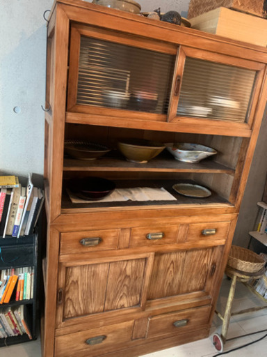 食器棚　水屋　古道具　古家具