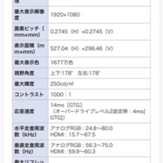 パソコンやゲーム機のモニターに！