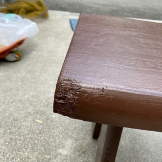 長椅子　外も庭も大丈夫　防水加工の画像