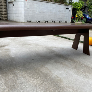 長椅子　外も庭も大丈夫　防水加工の画像