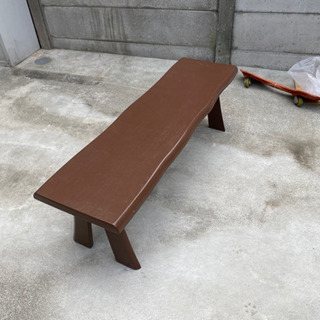 長椅子　外も庭も大丈夫　防水加工の画像