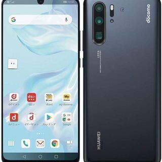 【送料無料】docomo HUAWEI P30 Pro HW-02L ブラック 白ロム