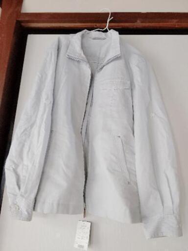 麻入り★ｽﾄﾗｲﾌﾟｼﾞｬｹｯﾄ★crocodile新品春夏