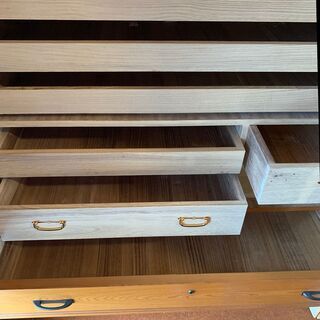 収納整理タンス　チェスト　ドロワー　和服収納可能　木製大容量の画像