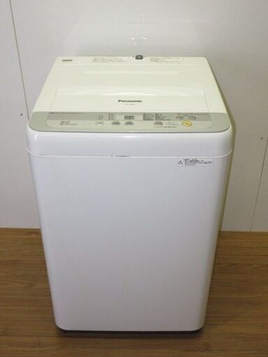 【中古】rz0351　パナソニック　洗濯機　NA-F50B9-S　5kg　Panasonic　全自動電気洗濯機　ステンレス槽　送風乾燥　ビッグウェーブ洗浄　ビッグフィルター　槽洗浄