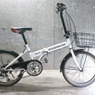 折りたたみ自転車中古 VOLKSWAGEN Type2 外装6段...