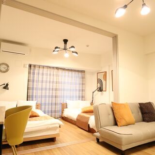 【コロナに負けるな福岡・応援格安キャンペーン　１階・２階限定】展望良しリバーサイドで１名様から最大５名様の短期・長期賃貸☆その日から手ぶらでOK 、快適設備完備のデラックスルーム！人数応相談☆博多駅周辺で中洲も天神も便利！テレワーク・ショッピング・観光に！ベッドが快適！ - 福岡市