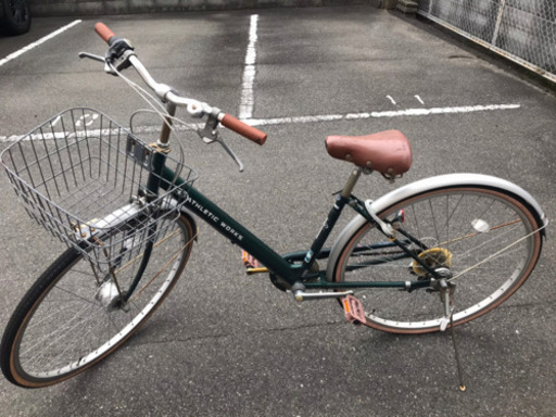 自転車　シティーサイクル　27インチ