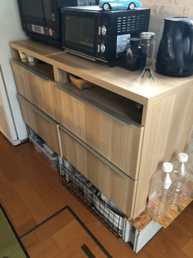 食器棚　木目　風　IKEA 無印