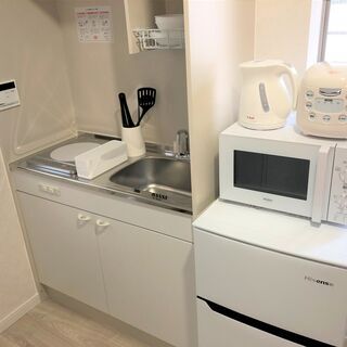 ★敷金礼金手数料ゼロ★保証人不要！短期1ヶ月～！家具家電付き！即入居可！【ラ・ルーチェ 103】 − 東京都