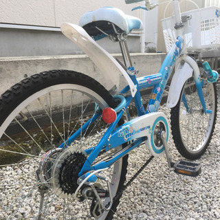 233.【美車】ジュニアマウンテンバイク女の子用22インチ