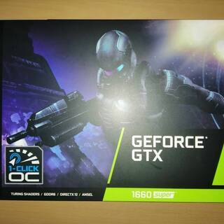 【新品未開封・送料無料】NVIDIA GEFORCE GTX 1660 Super GG-GTX1660SP-E6GB／DF　保証書・納品書付