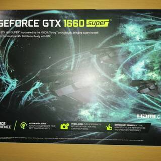 【新品未開封・送料無料】NVIDIA GEFORCE GTX 1660 Super GG-GTX1660SP-E6GB／DF　保証書・納品書付