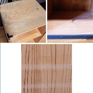 鬼の子が入ってそうな木箱（A）時代箪笥の画像