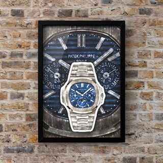 115 Patek Philippe パテックフィリップオマージュアートポスター(フレーム付き)の画像