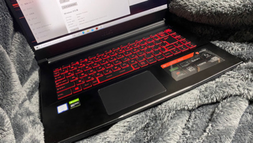 超美品 格安 MSI GF63 Thin 9SC 薄型ゲーミングノートパソコン ハイスペック