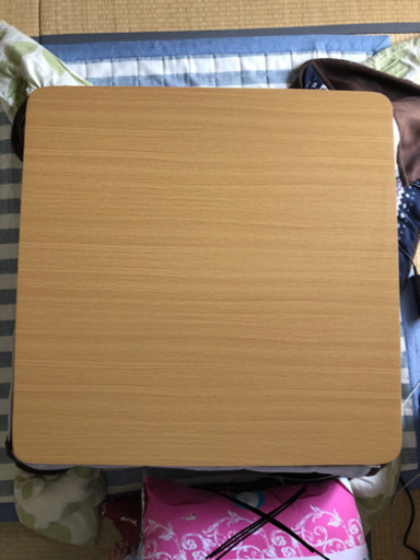 【美品】【引取のみ】こたつ＆布団の2点セット75×75cm 正方形GNP-75-SETこたつテーブル 山善 YAMAZEN