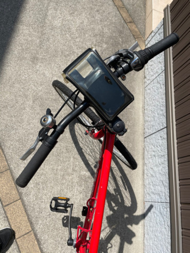 RUNTHR 700c レッド クロスバイク