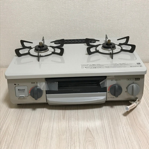 リンナイ ガスコンロ 都市ガス13A用 2口 KG34NBEL-13A