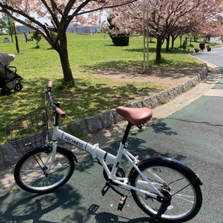 折りたたみ自転車の画像