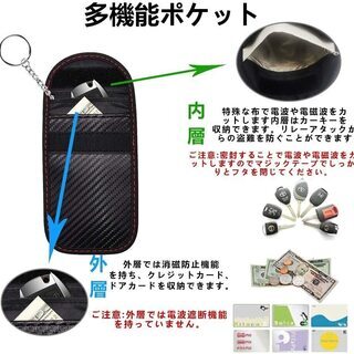 【新品・未使用】リレーアタック防止キーケース（１個）の画像