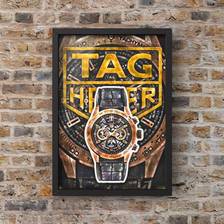 117 TAG HEUERタグホイヤーオマージュアートポスター(...