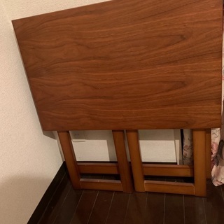 折りたたみテーブル＆椅子セットの画像