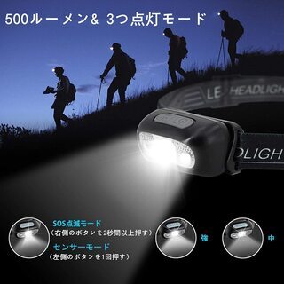 【新品・未使用】USB充電式 LEDライト