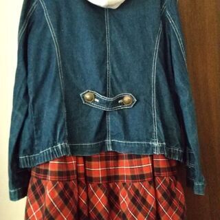 デニムジャケットLサイズの画像